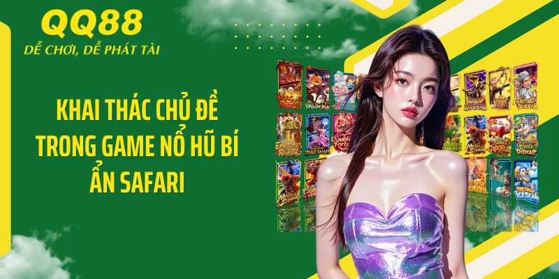 Khai thác chủ đề trong game nổ hũ Bí Ẩn Safari